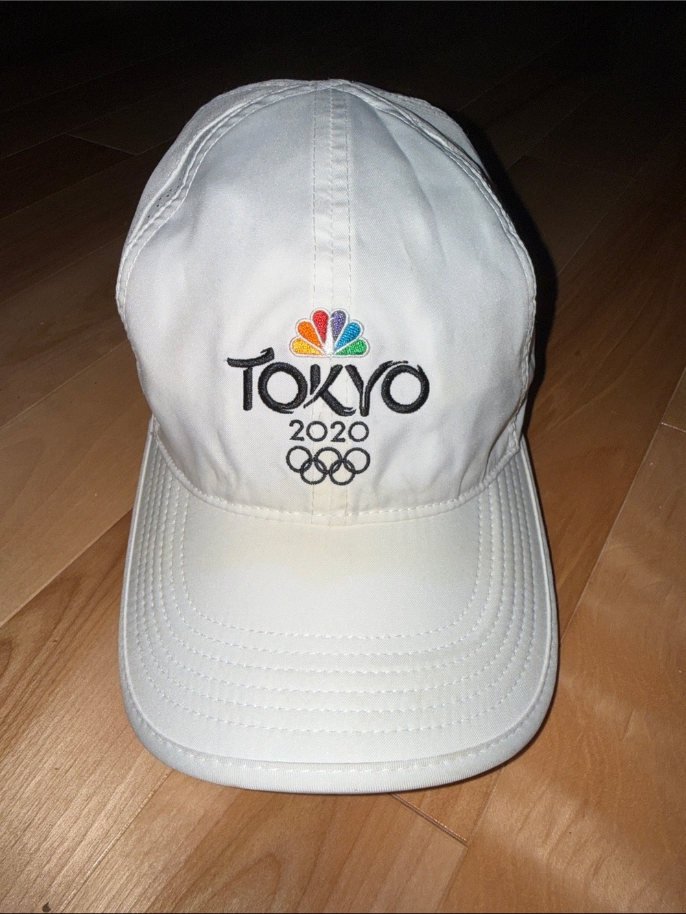 Nike 2020 Tokyo Featherlite Dri Fit White a Performance Visor Cap